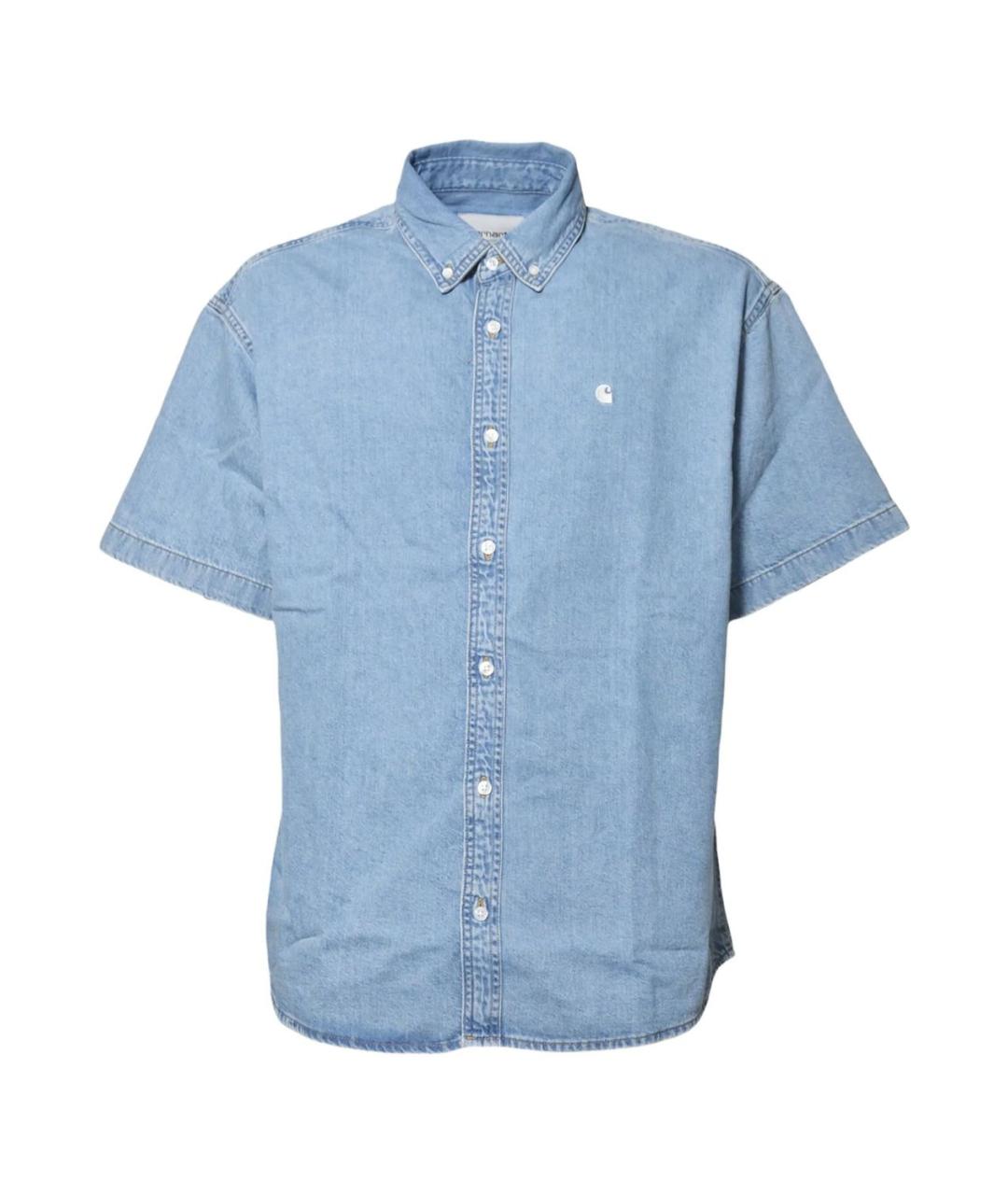 CARHARTT WIP Синяя хлопковая кэжуал рубашка, фото 1