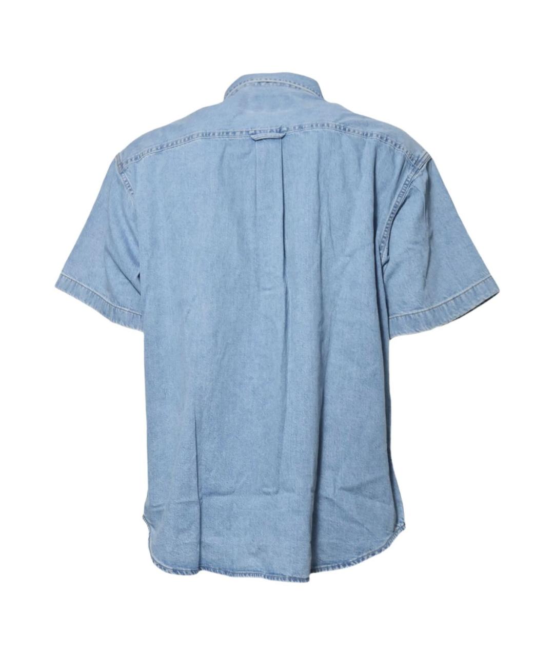 CARHARTT WIP Синяя хлопковая кэжуал рубашка, фото 2