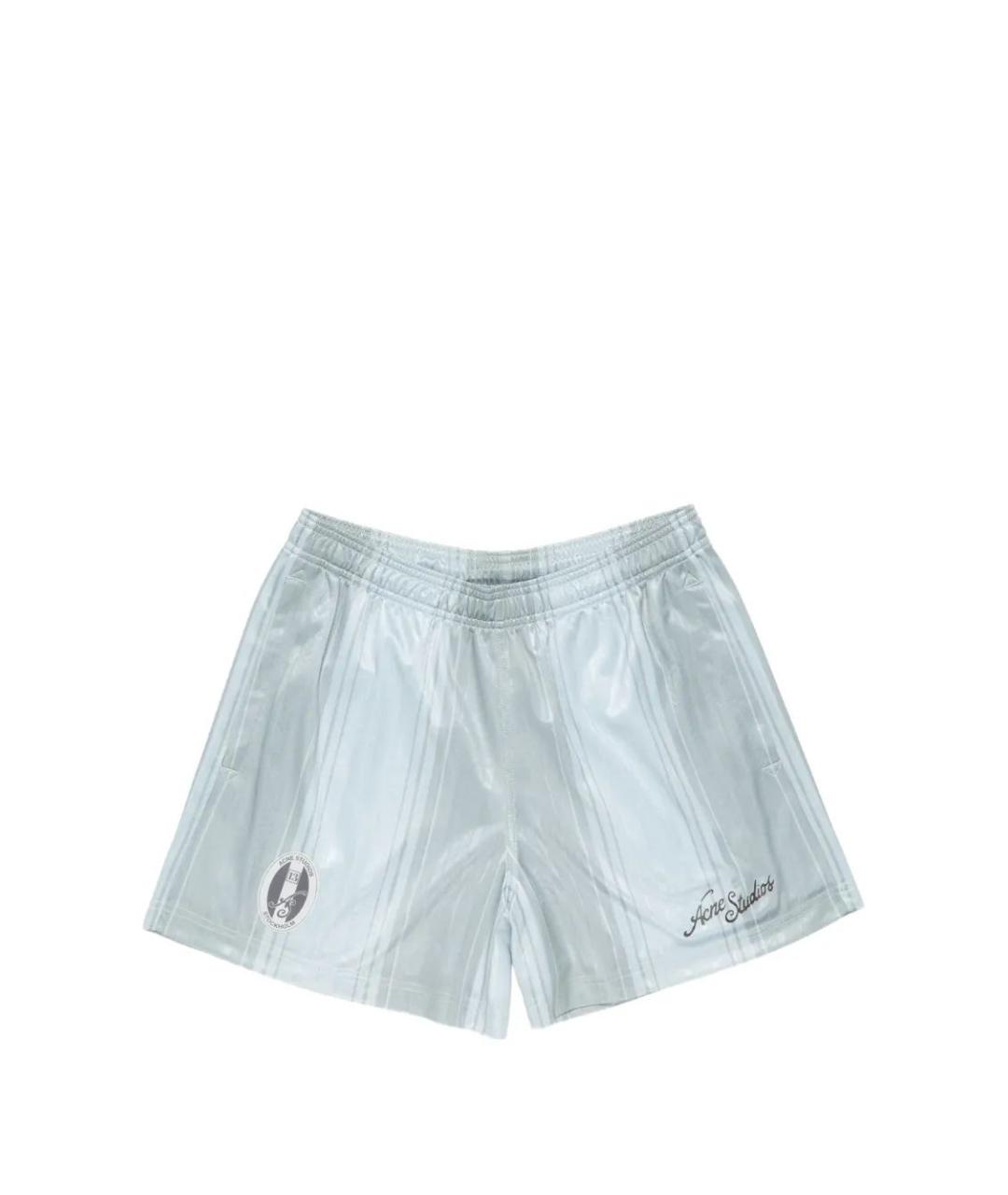 ACNE STUDIOS Серые полиэстеровые шорты, фото 1