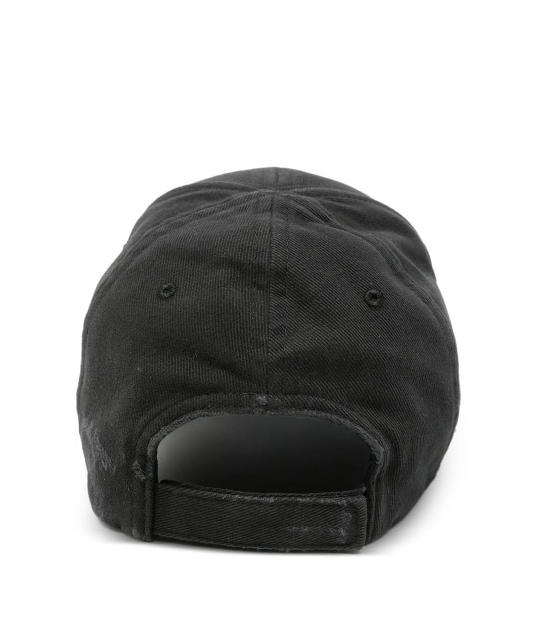 BALENCIAGA Черная хлопковая кепка/бейсболка, фото 3