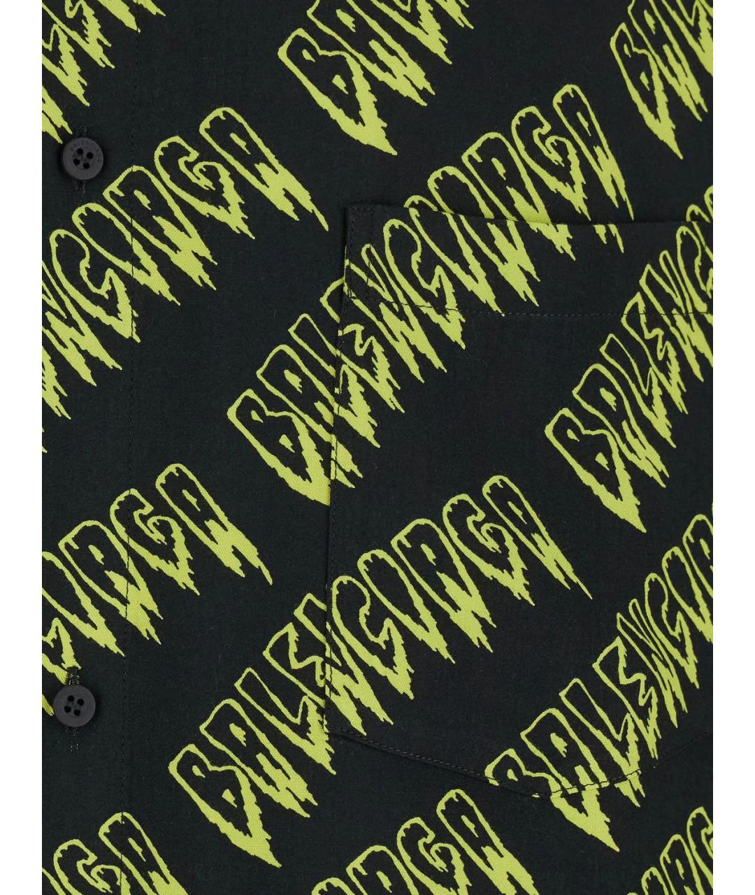 BALENCIAGA Черная кэжуал рубашка, фото 2