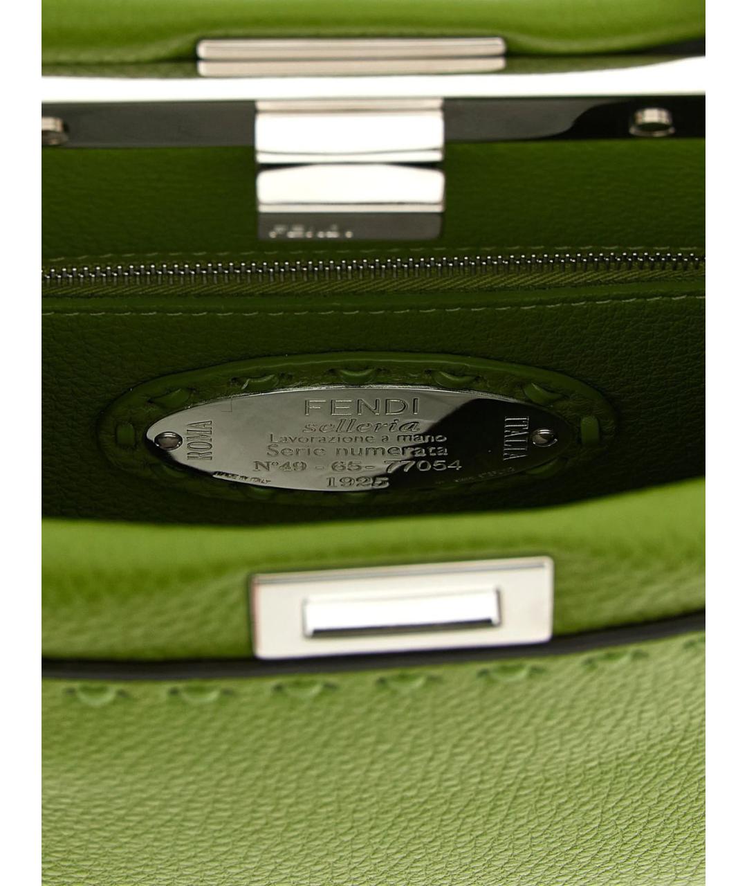 FENDI Зеленая сумка через плечо, фото 2