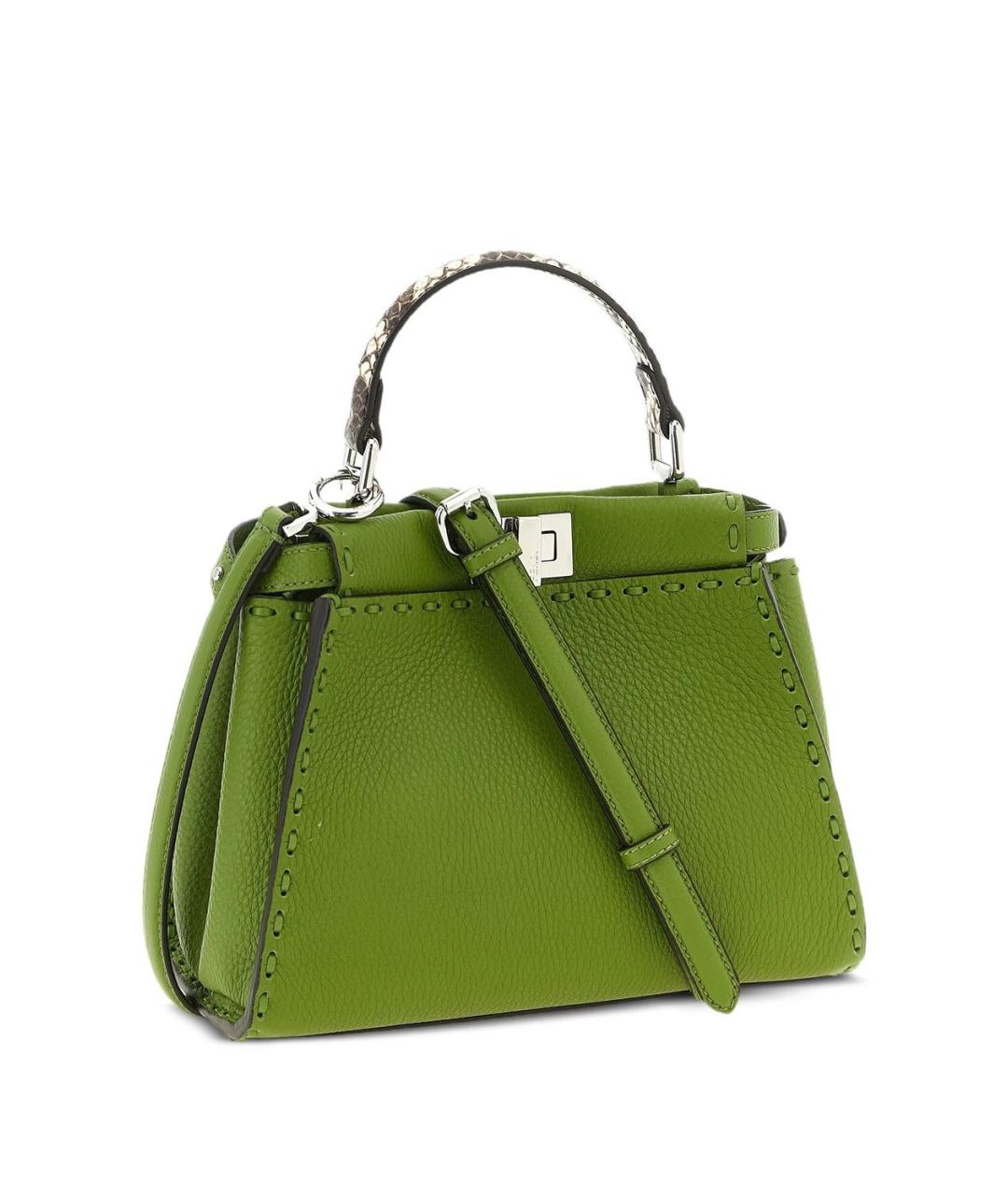 FENDI Зеленая сумка через плечо, фото 4