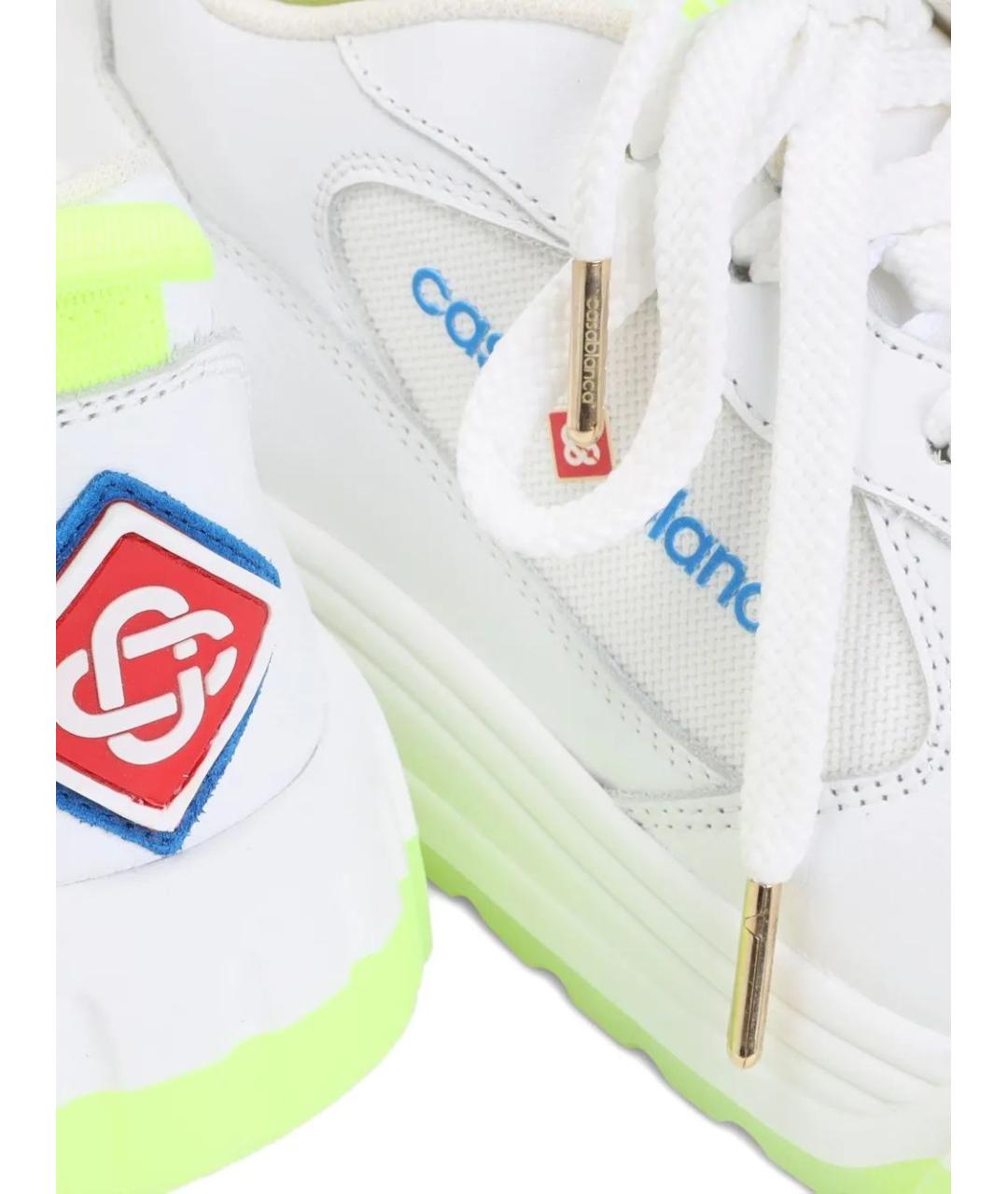 CASABLANCA Белые низкие кроссовки / кеды, фото 3