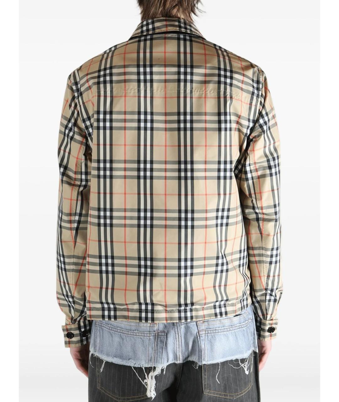 BURBERRY Черная полиамидовая куртка, фото 5