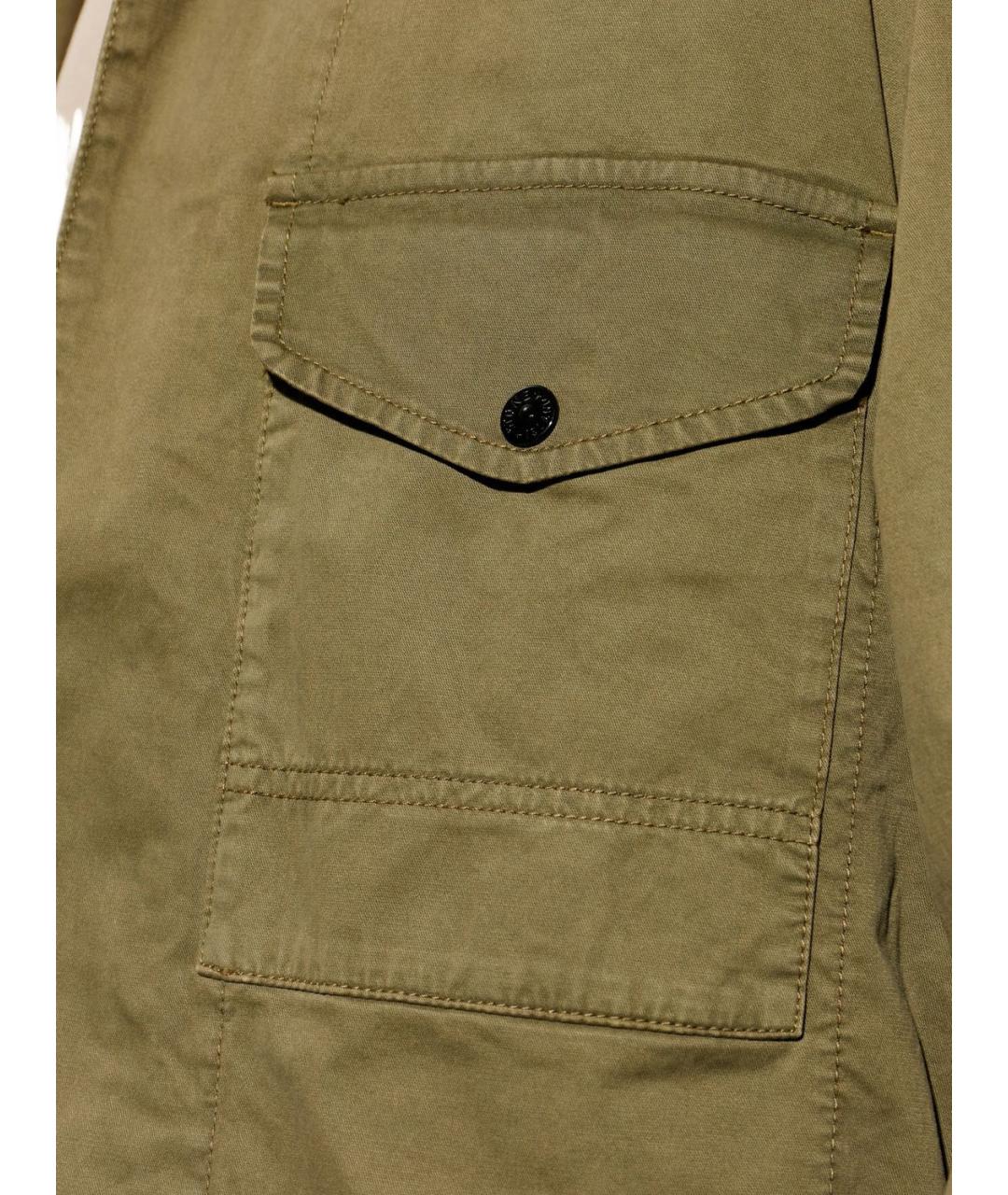 STONE ISLAND Зеленая кэжуал рубашка, фото 5
