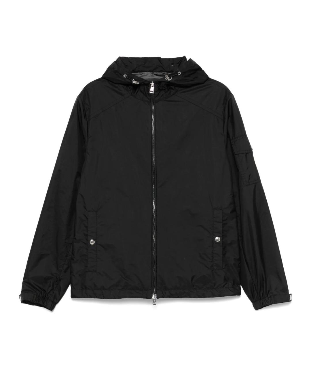 MONCLER Черная полиамидовая куртка, фото 1