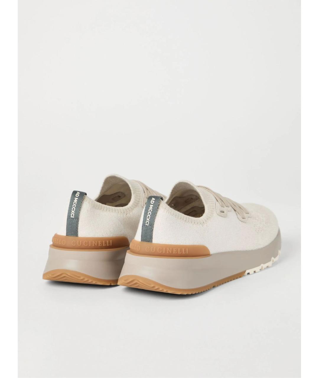 BRUNELLO CUCINELLI Текстильные низкие кроссовки / кеды, фото 4