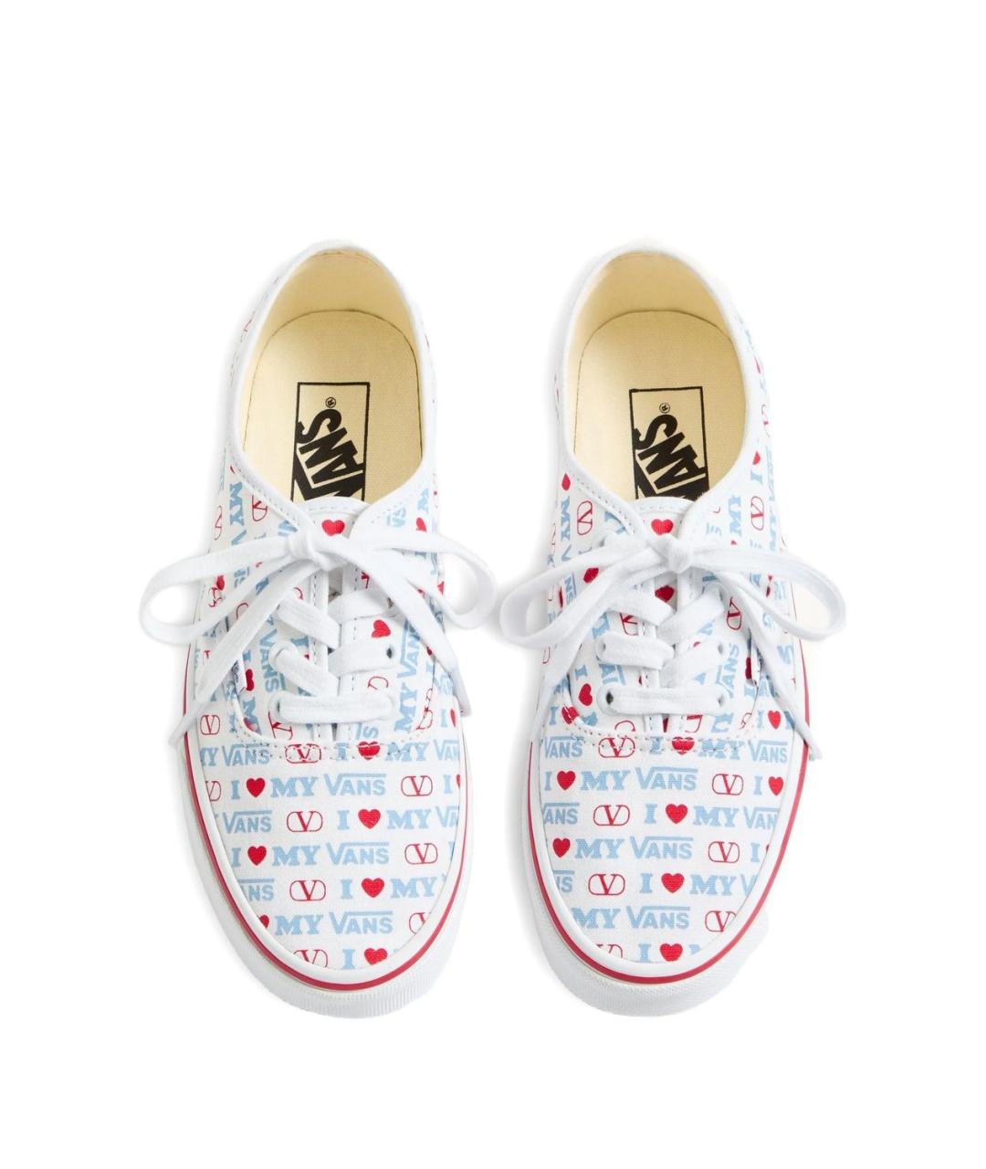 VALENTINO Белые текстильные кеды, фото 3