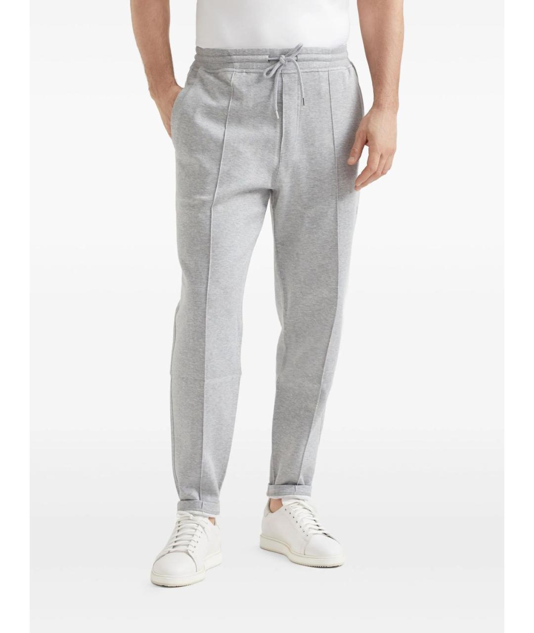 BRUNELLO CUCINELLI Хлопковые повседневные брюки, фото 5