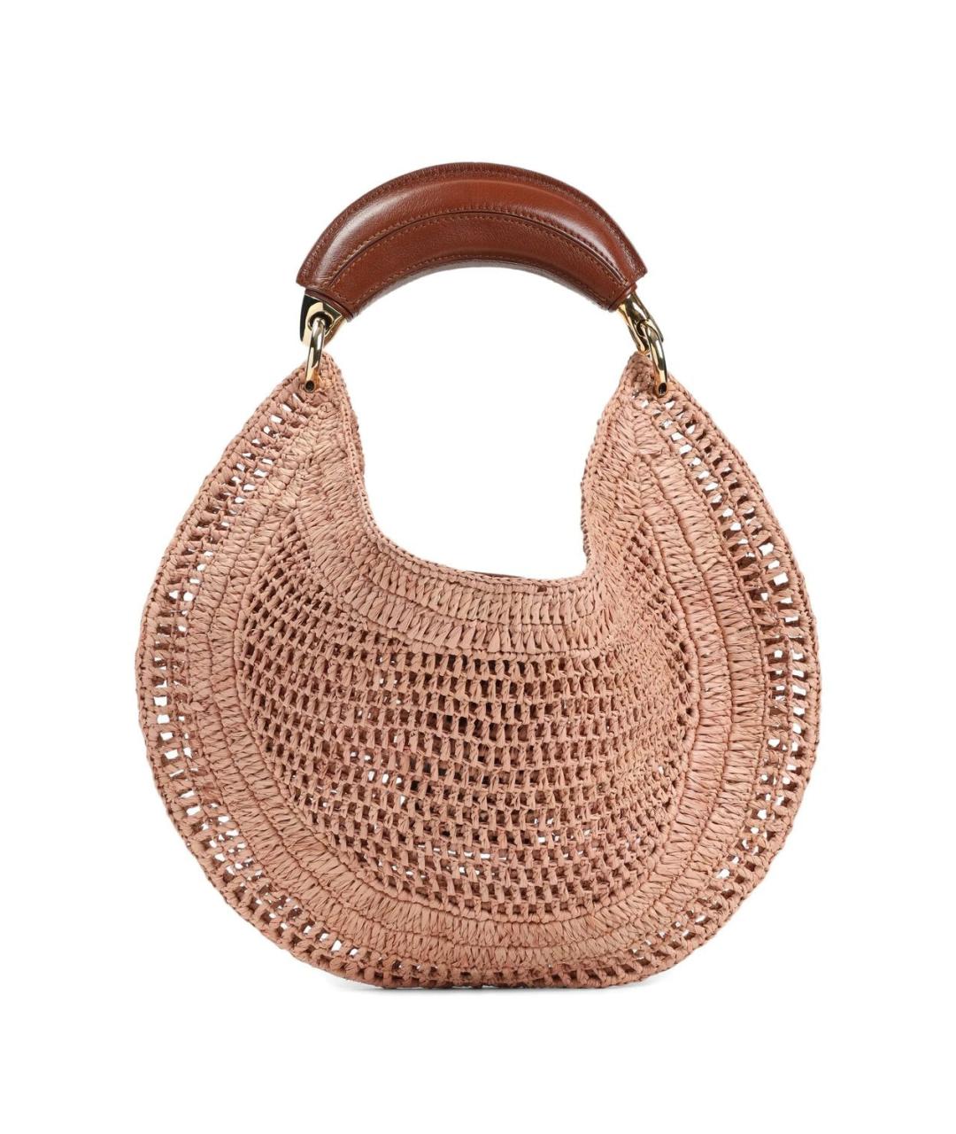 CHLOE Бежевая пелетеная сумка через плечо, фото 2