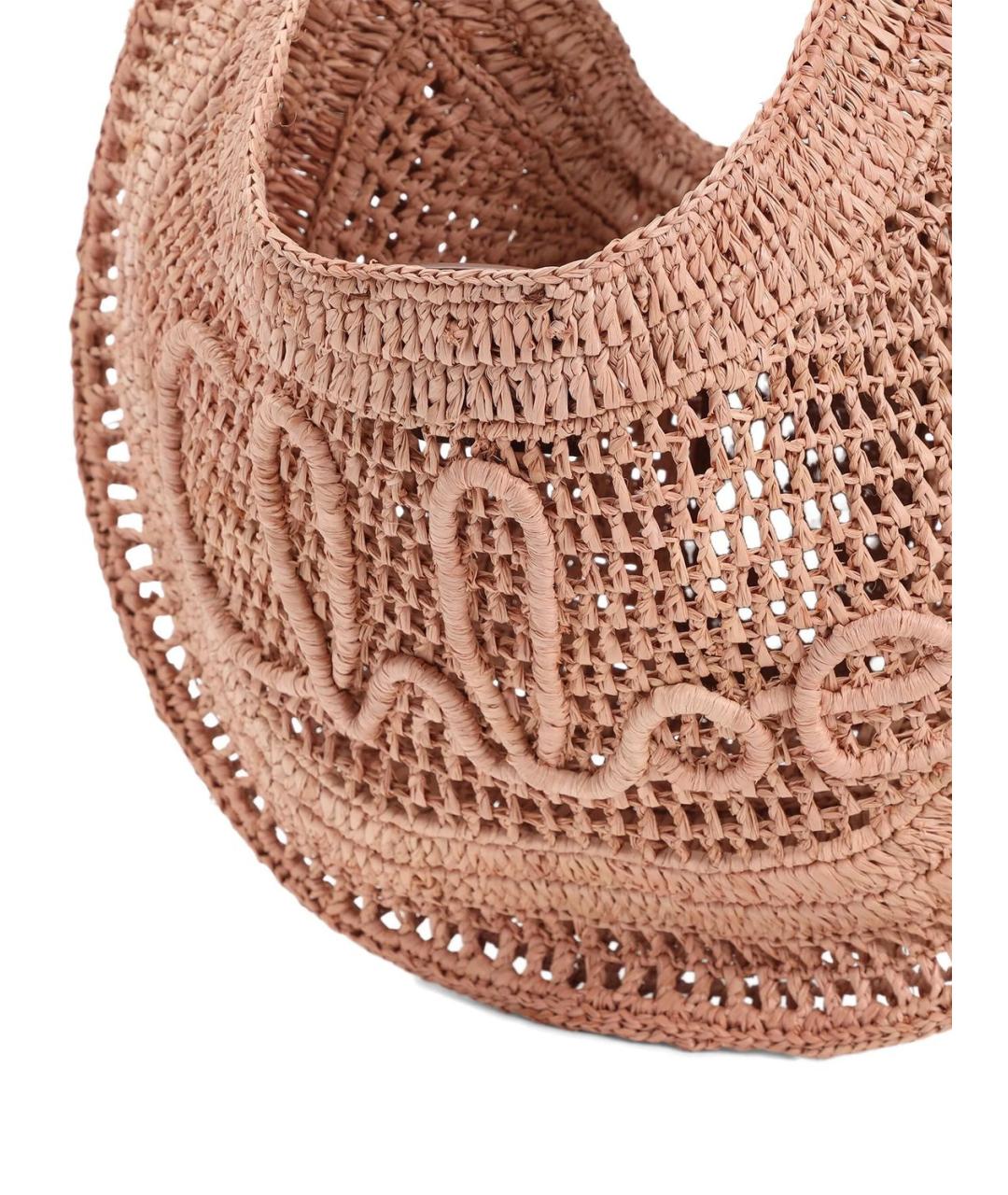 CHLOE Бежевая пелетеная сумка через плечо, фото 3