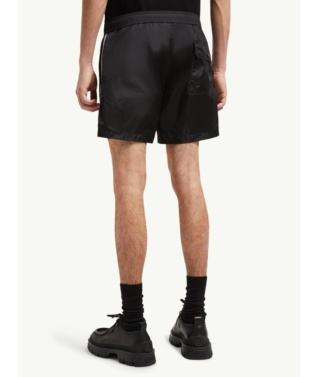 MONCLER Черные полиамидовые плавки, фото 5