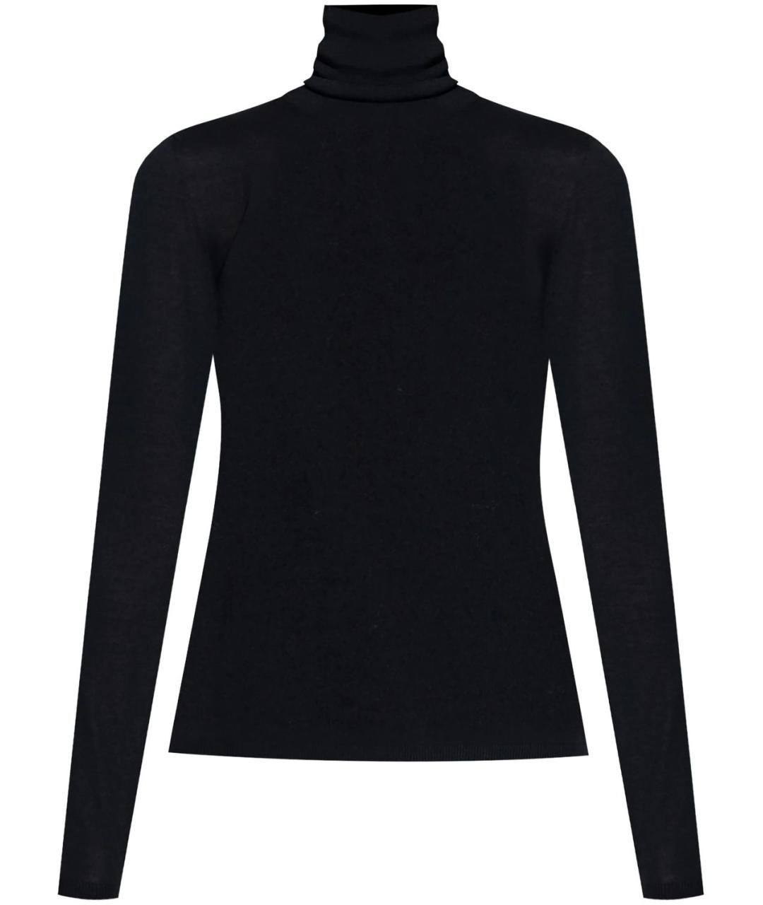 MAX MARA Черный шерстяной джемпер / свитер, фото 1