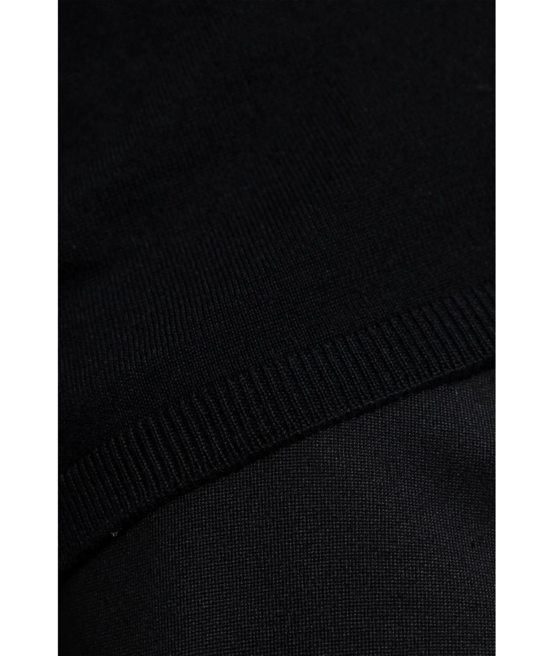 MAX MARA Черный шерстяной джемпер / свитер, фото 4