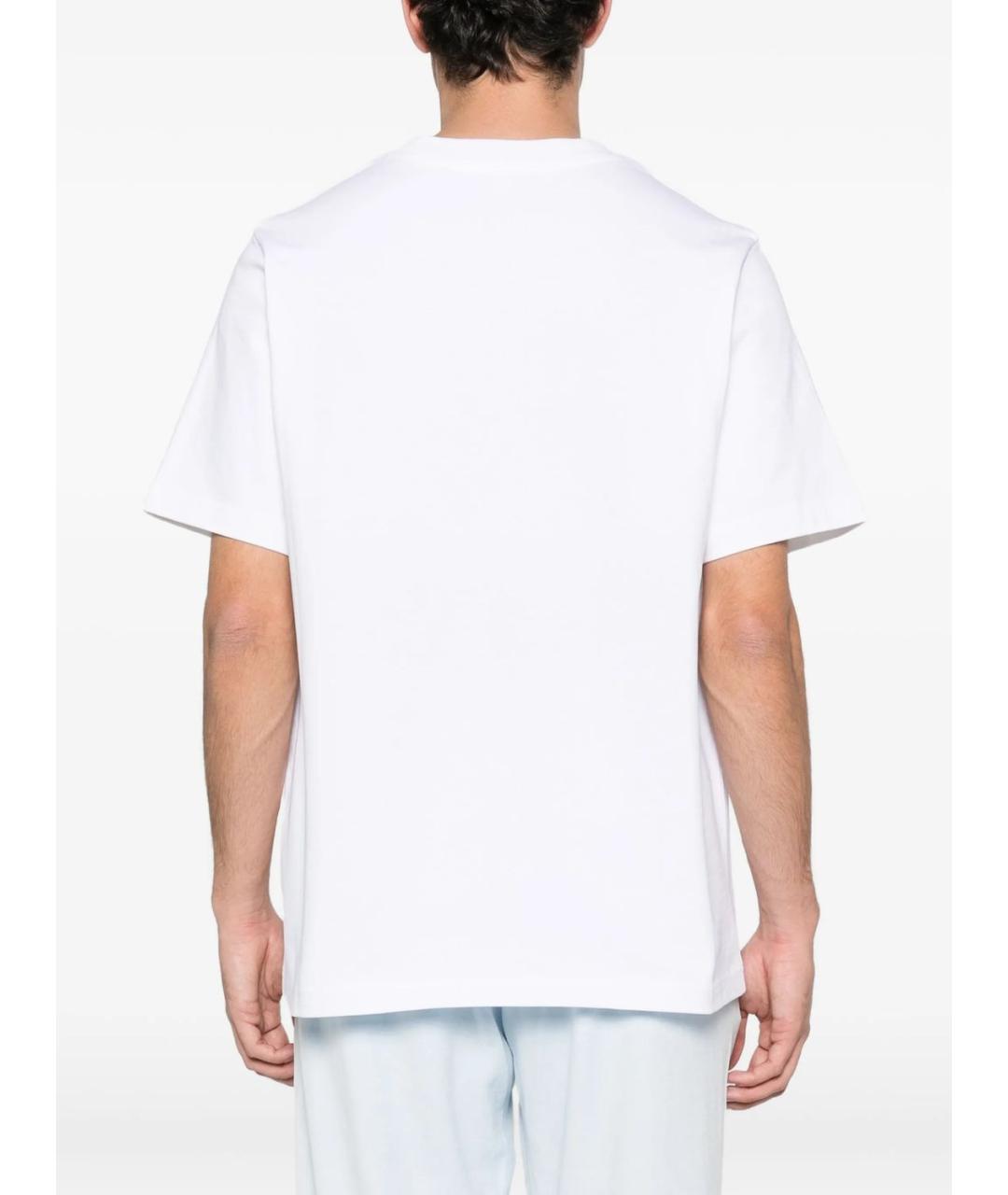 CASABLANCA Белая хлопковая футболка, фото 2