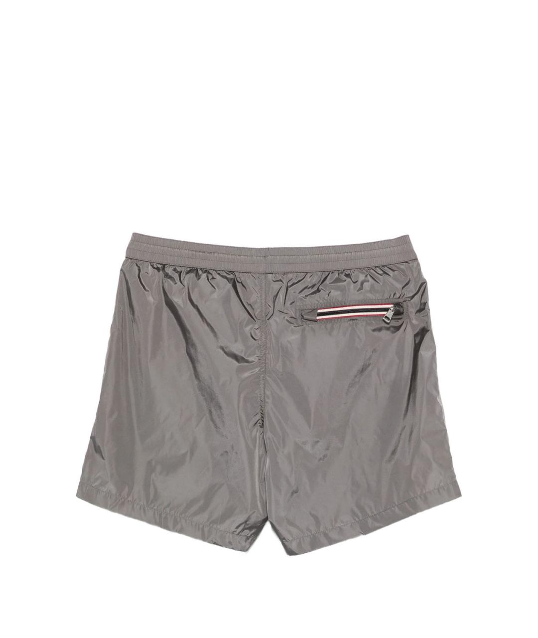 MONCLER Серые полиамидовые плавки, фото 2