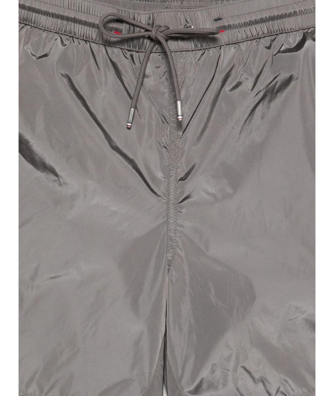 MONCLER Серые полиамидовые плавки, фото 3