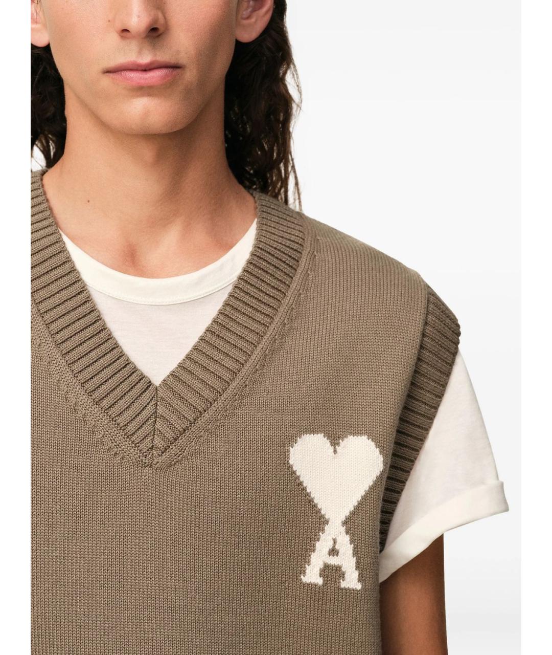 Ami Paris Шерстяная жилетка, фото 2