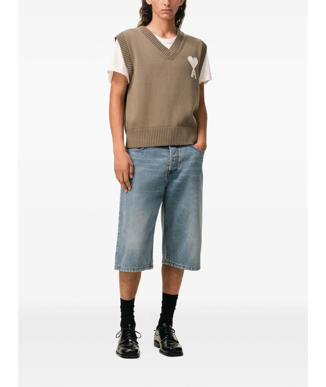 Ami Paris Шерстяная жилетка, фото 4