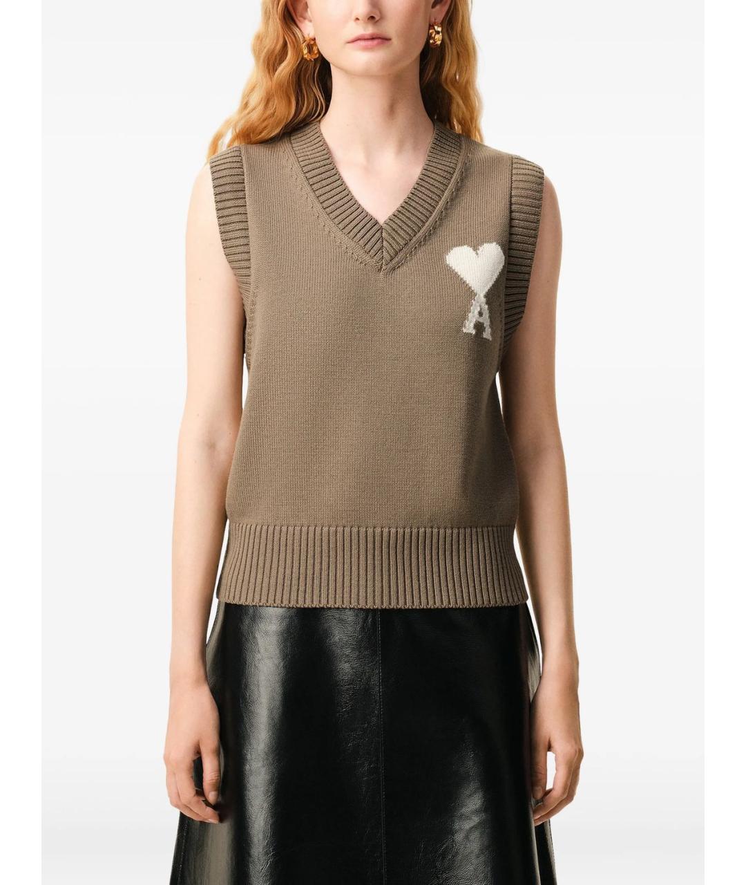 Ami Paris Шерстяная жилетка, фото 5