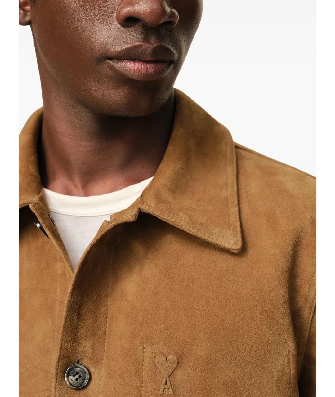 Ami Paris Кожаная куртка, фото 4