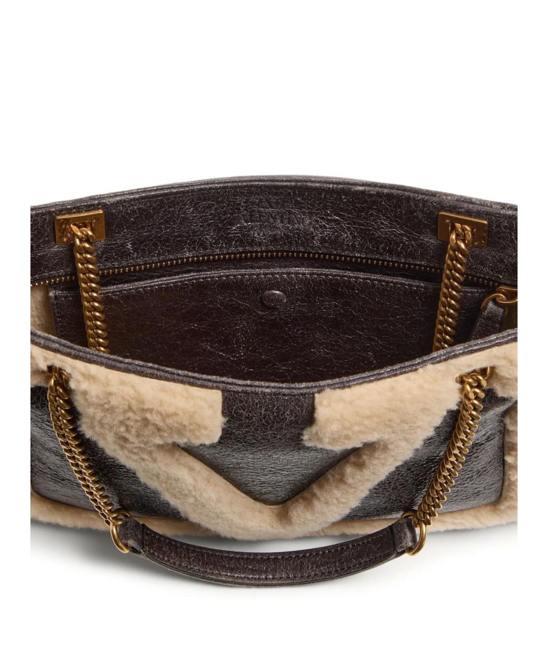 VALENTINO Мульти кожаная сумка тоут, фото 5