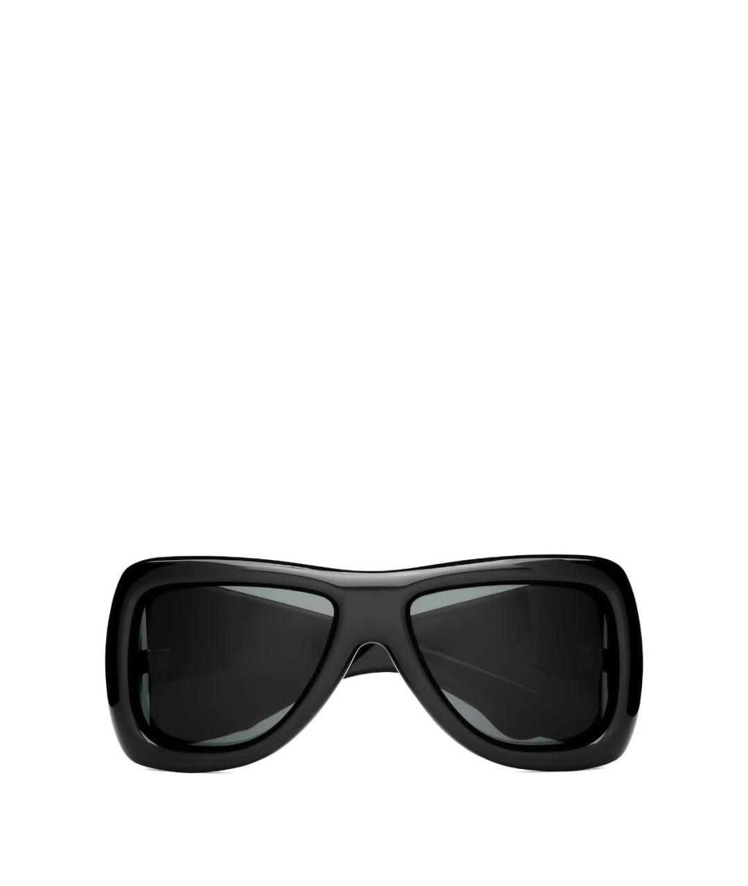 SAINT LAURENT Черные пластиковые солнцезащитные очки, фото 1