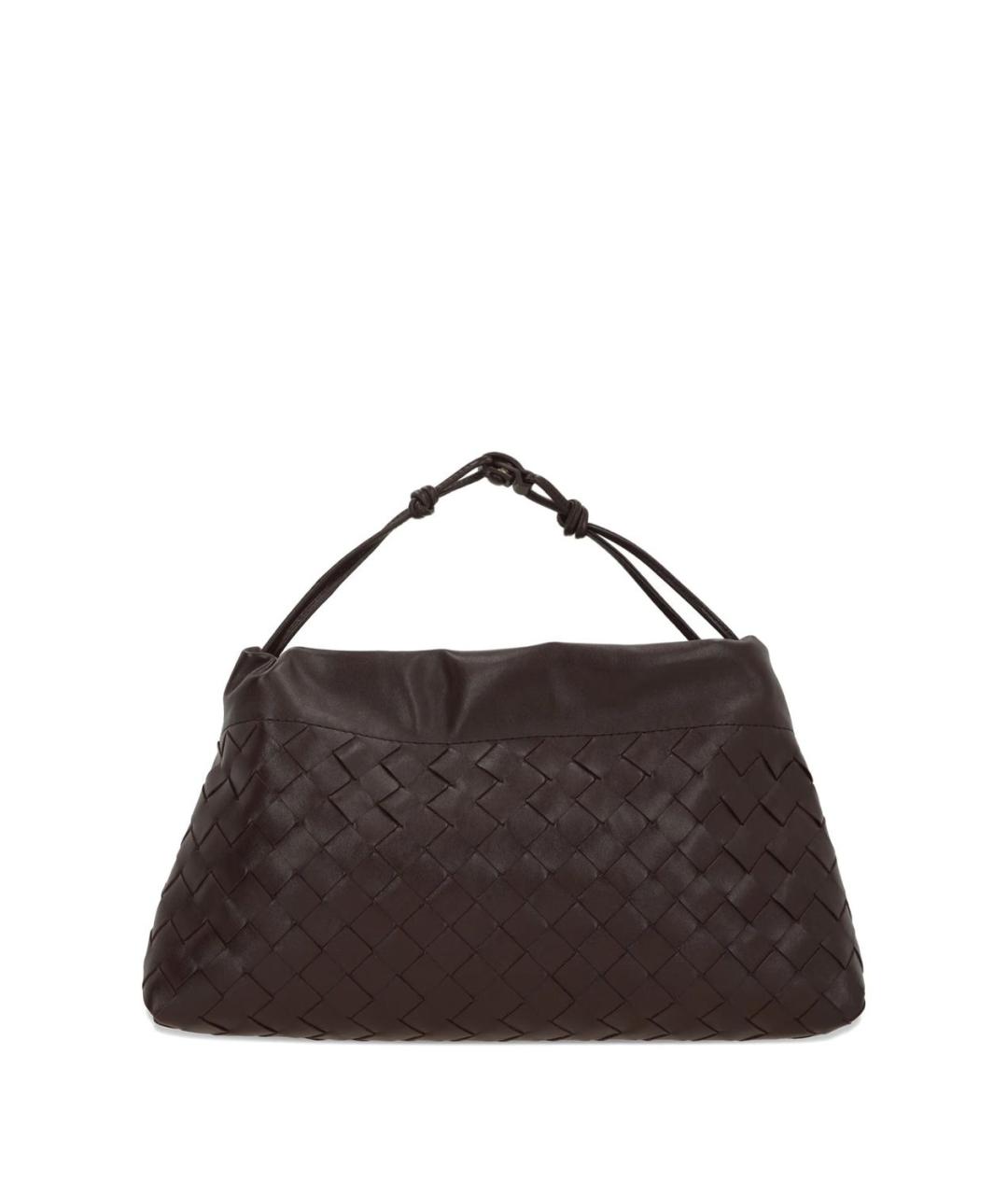 BOTTEGA VENETA Бордовая кожаная сумка через плечо, фото 4