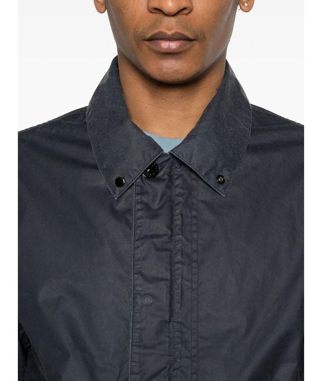 STONE ISLAND Синяя полиэстеровая куртка, фото 5