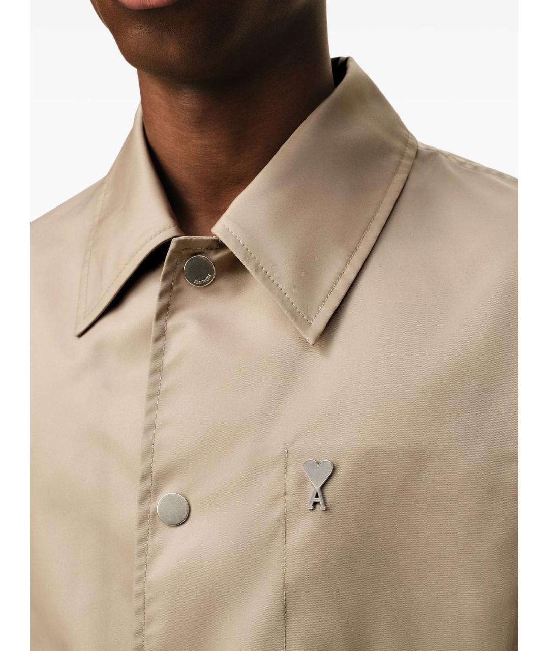 Ami Paris Бежевая куртка, фото 4