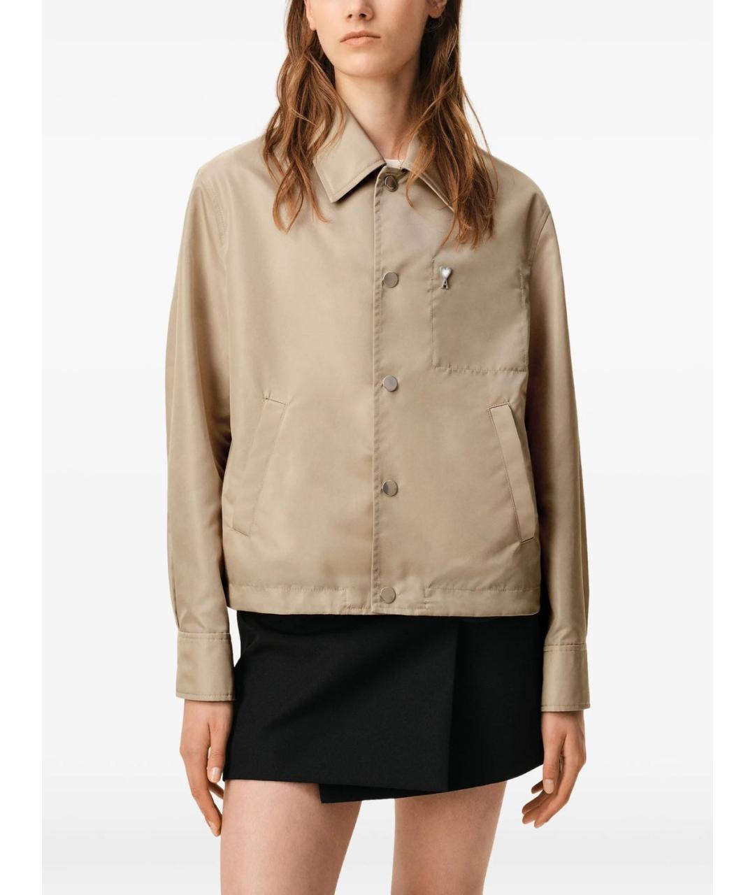 Ami Paris Бежевая куртка, фото 2