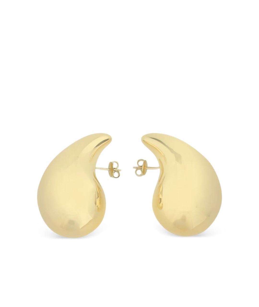 BOTTEGA VENETA Золотые металлические серьги, фото 1