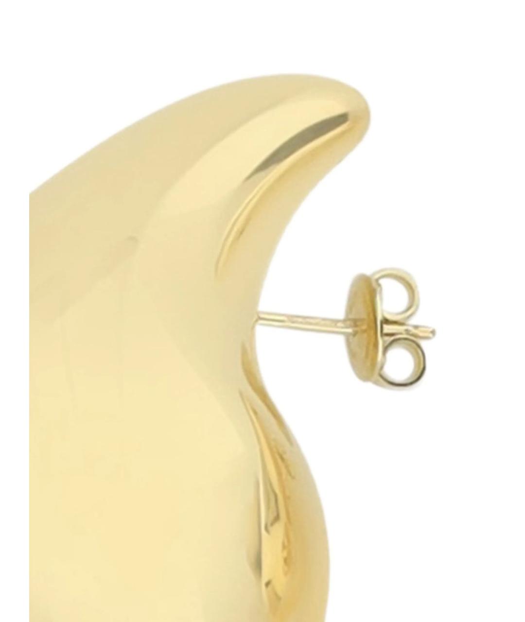 BOTTEGA VENETA Золотые металлические серьги, фото 2