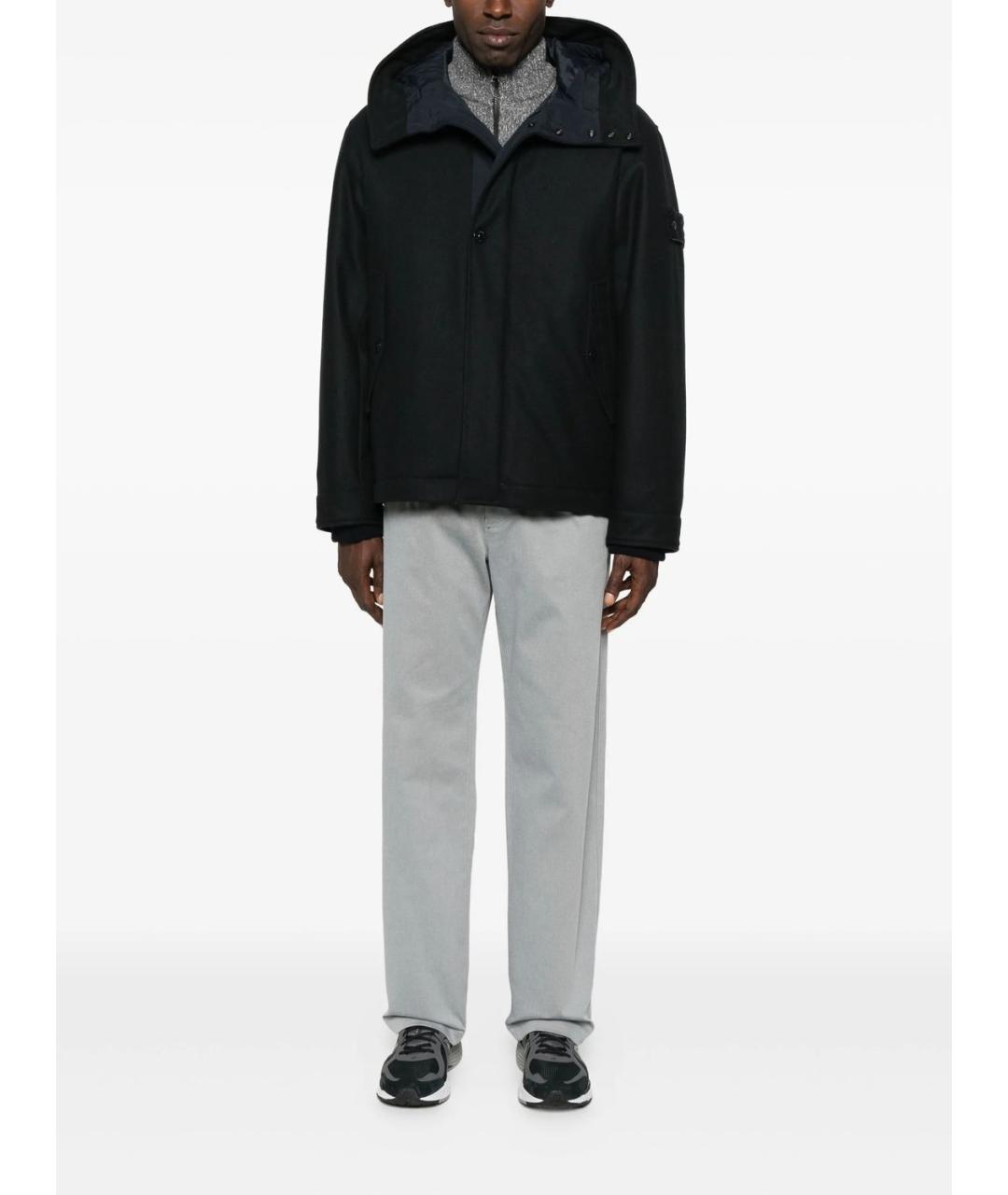 STONE ISLAND Синяя полиамидовая куртка, фото 2