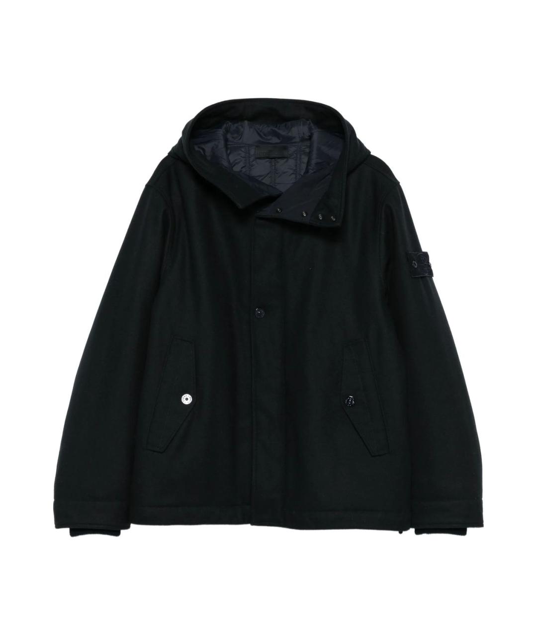 STONE ISLAND Синяя полиамидовая куртка, фото 1