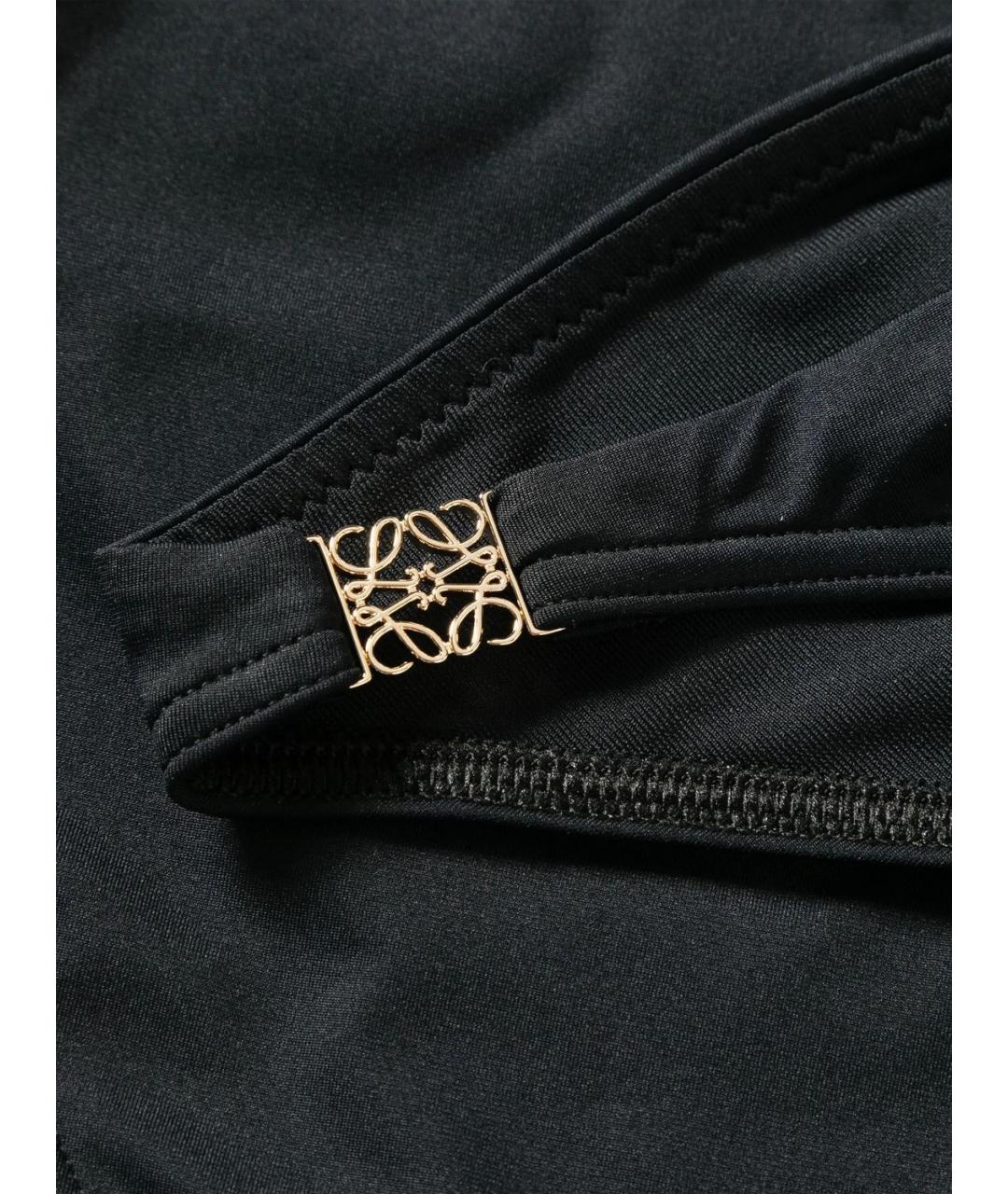 LOEWE Черный полиамидовый купальник, фото 3