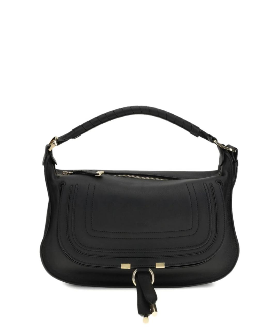 CHLOE Черная кожаная сумка через плечо, фото 1