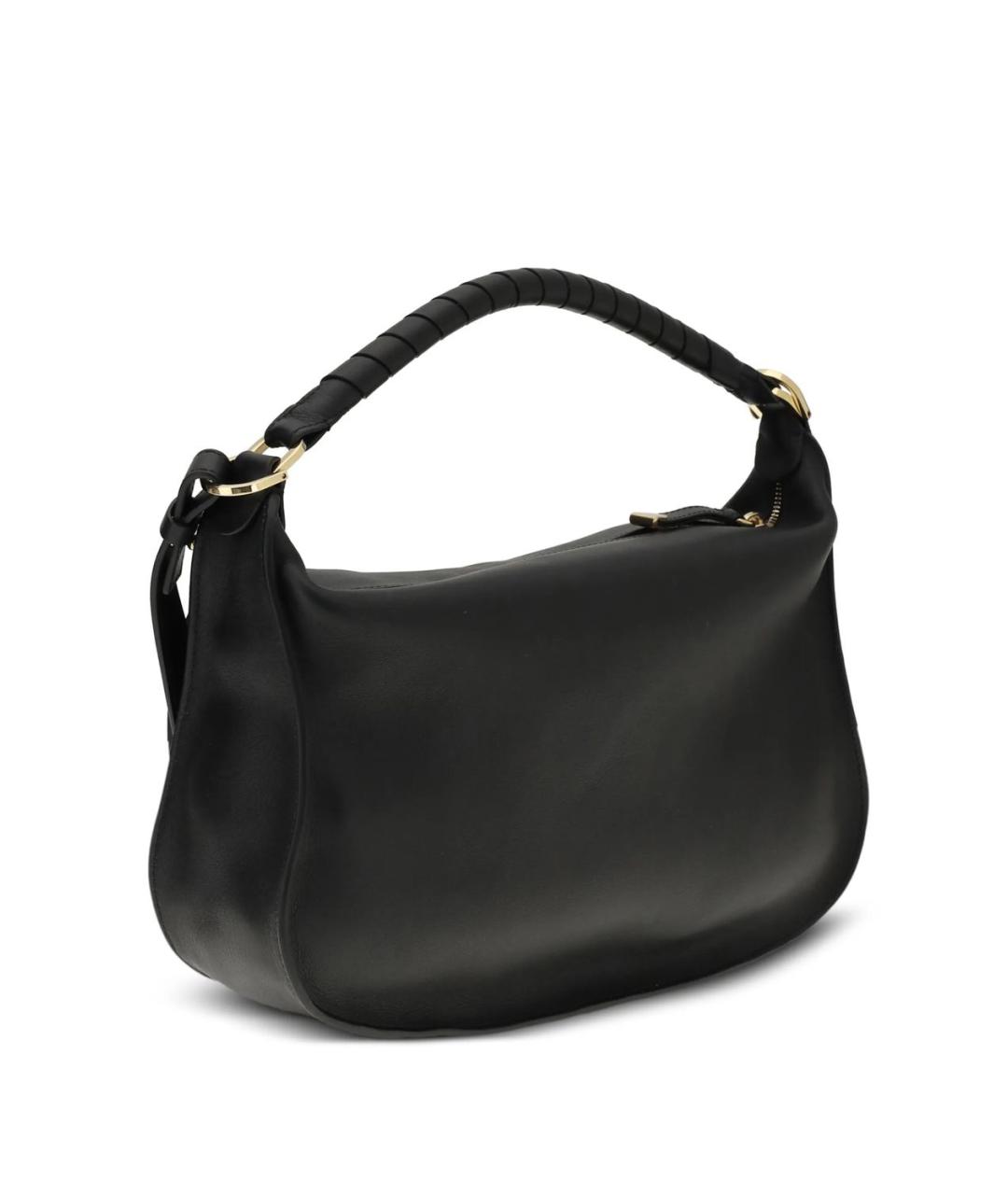 CHLOE Черная кожаная сумка через плечо, фото 4