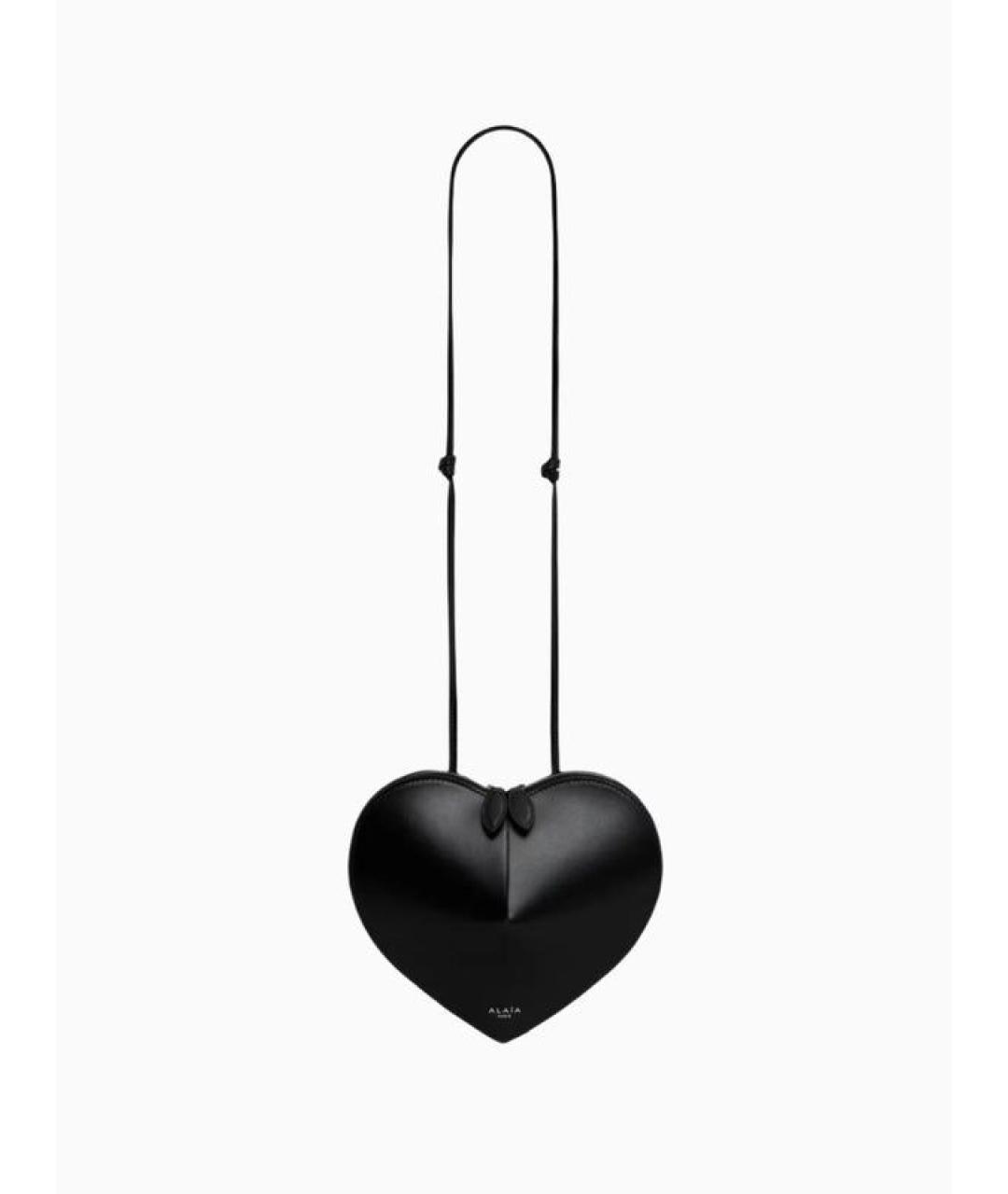 ALAIA Черная кожаная сумка через плечо, фото 5