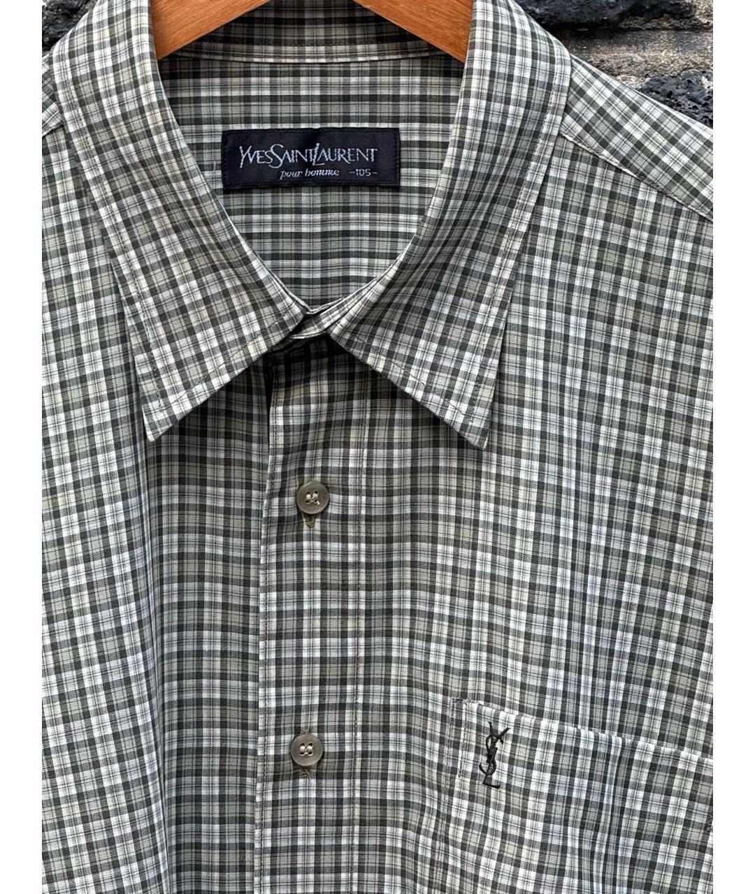 SAINT LAURENT Серая кэжуал рубашка, фото 3
