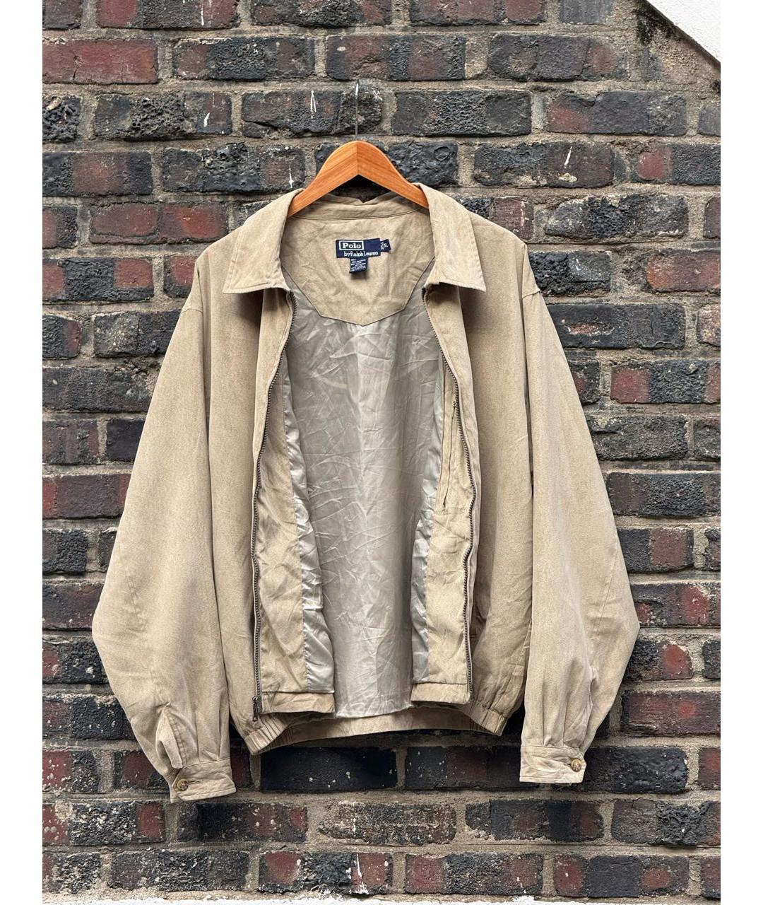 POLO RALPH LAUREN Бежевая полиэстеровая куртка, фото 8