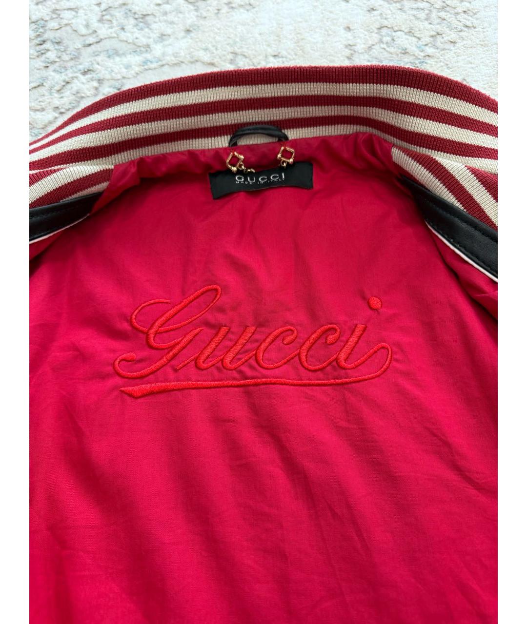 GUCCI Черная кожаная куртка, фото 3