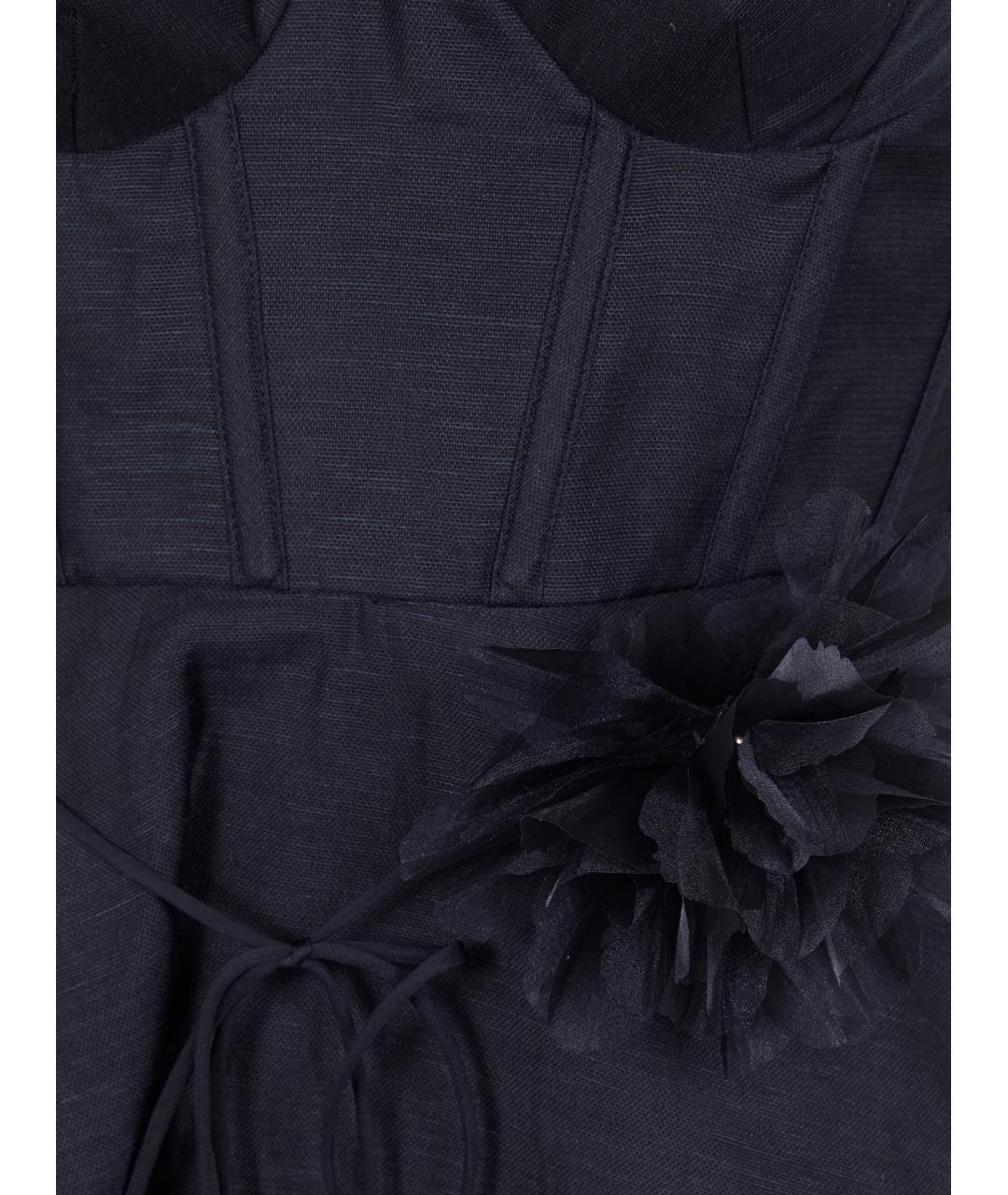 ZIMMERMANN Черное повседневное платье, фото 3