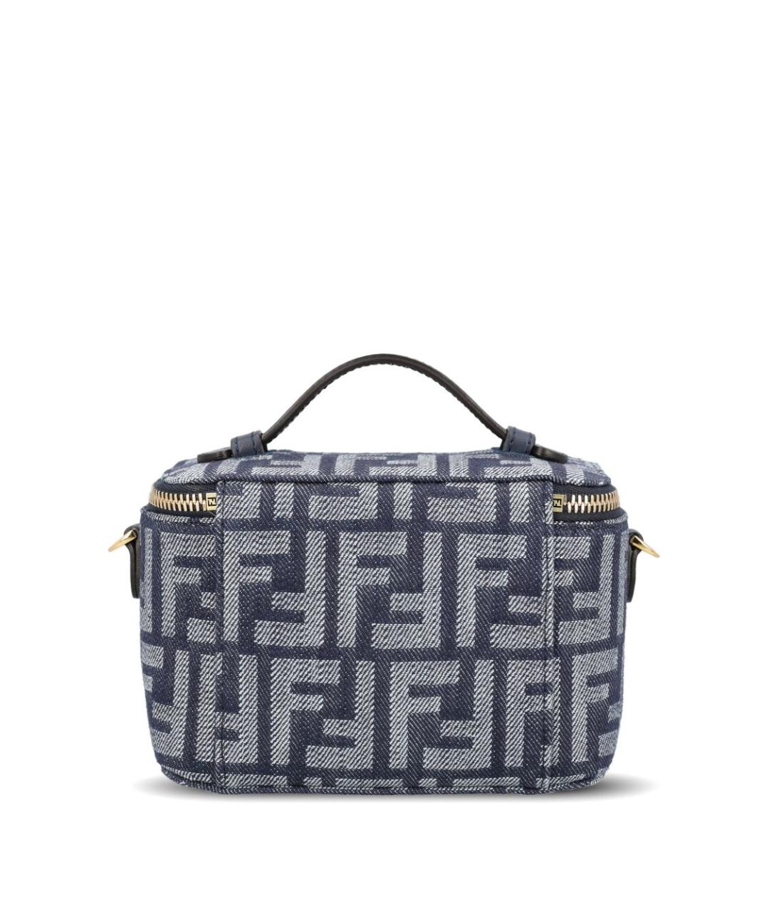 FENDI Синяя сумка тоут, фото 2