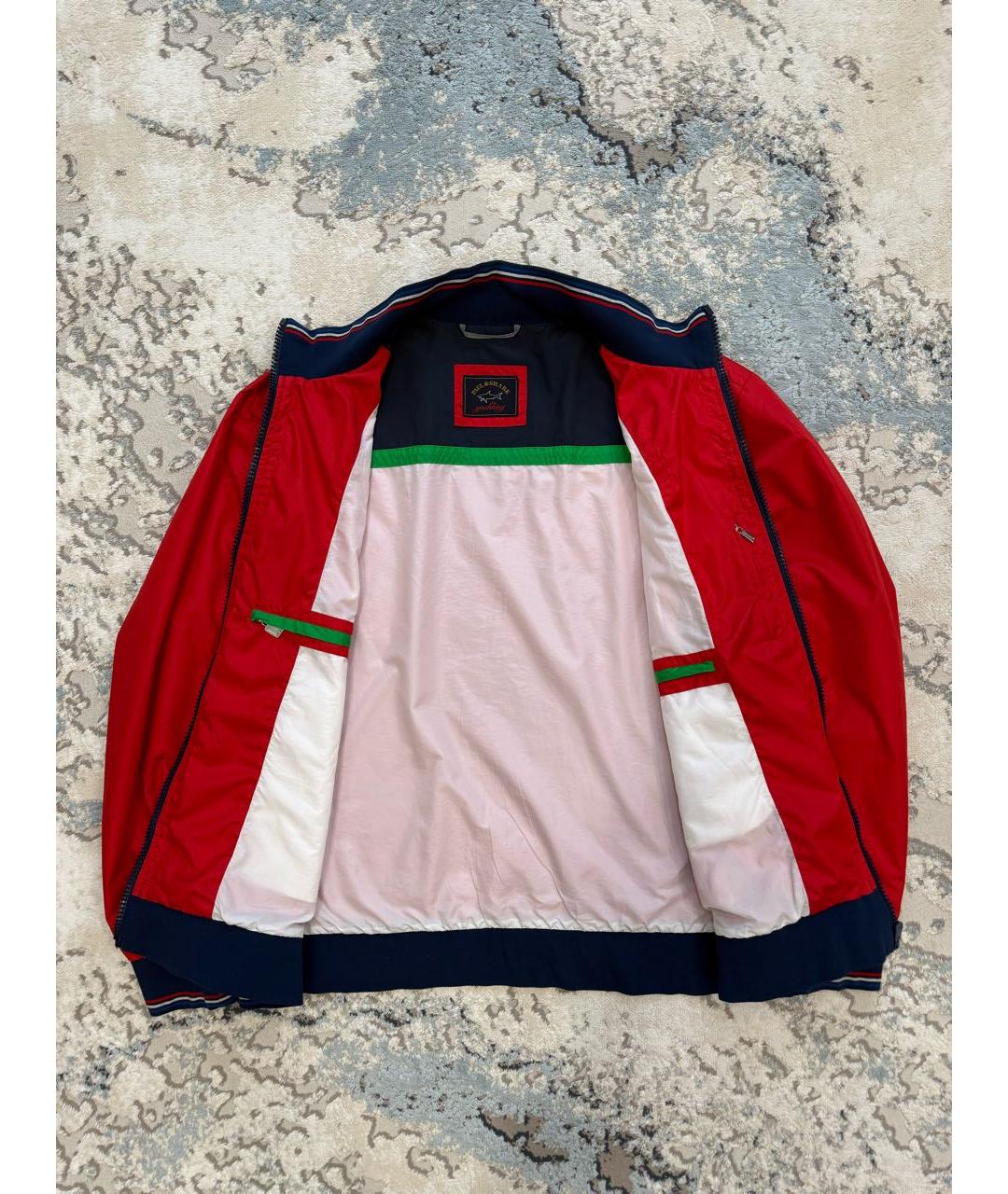 PAUL & SHARK Красная полиэстеровая куртка, фото 2