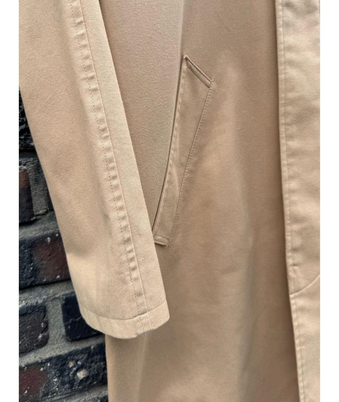 A.P.C. Бежевое хлопковое пальто, фото 3