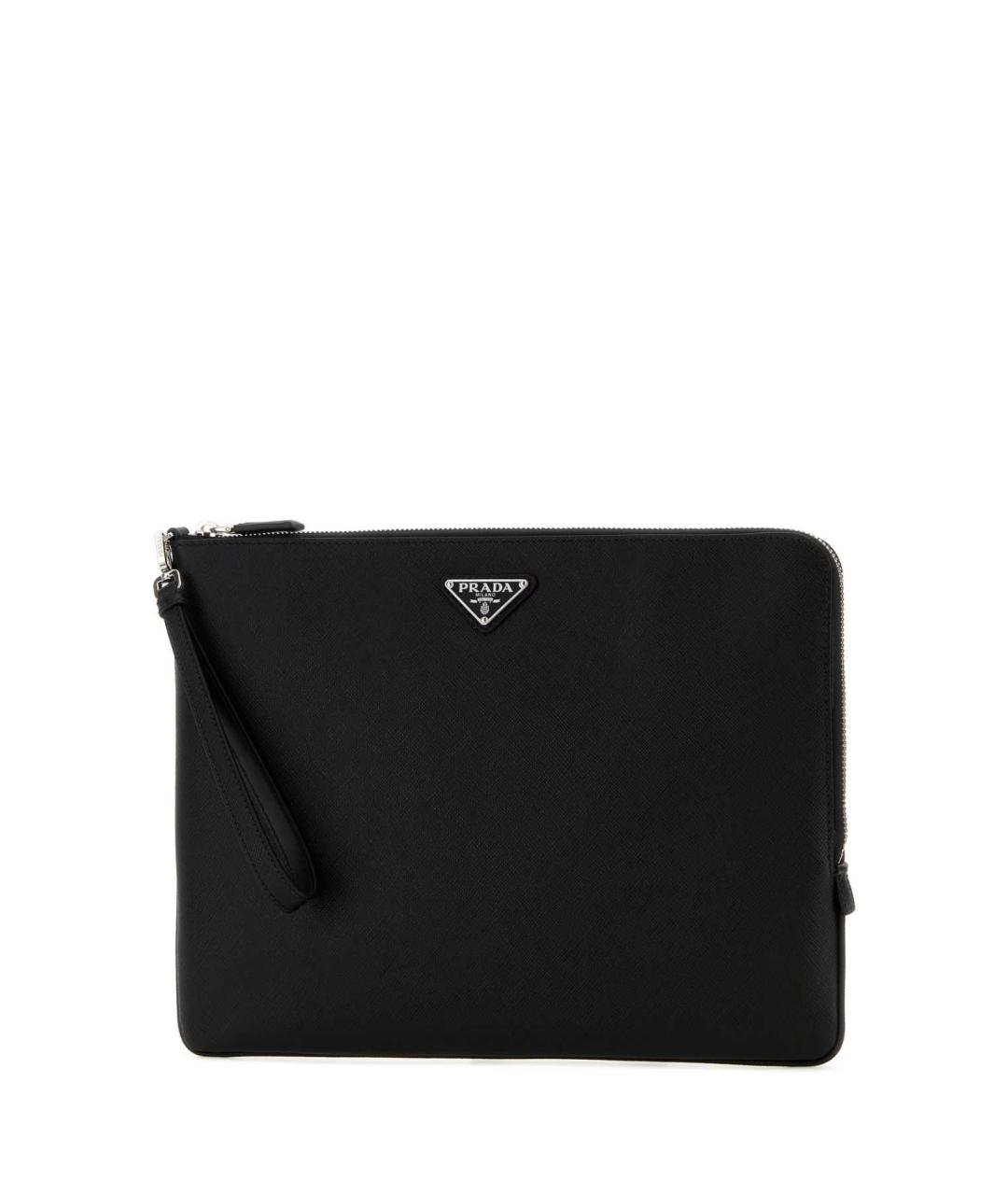 PRADA Черная кожаная папка для документов, фото 2