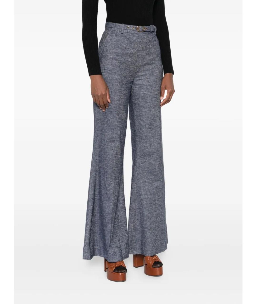 ZIMMERMANN Льняные прямые брюки, фото 3