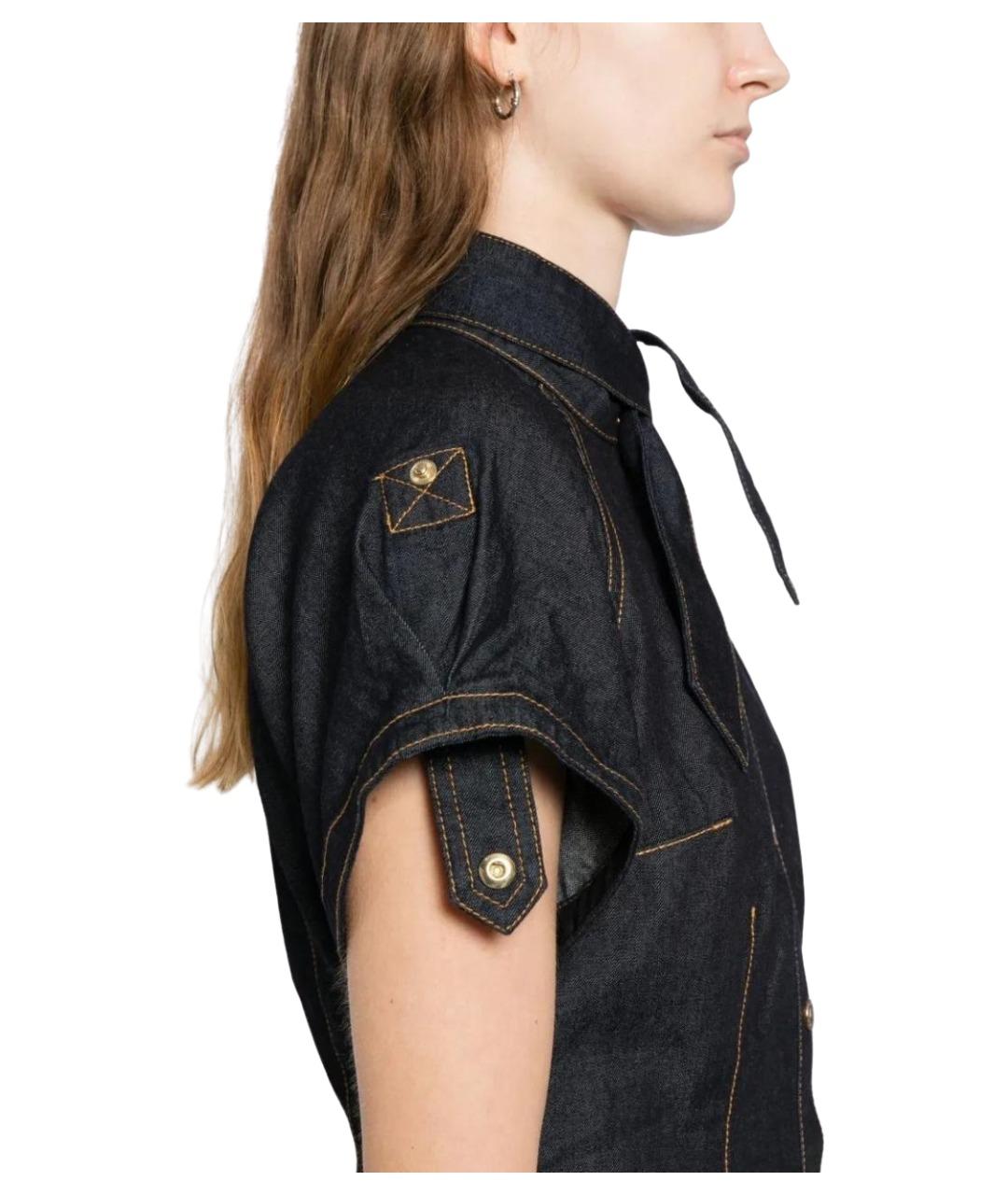 ZIMMERMANN Синяя хлопковая рубашка, фото 5